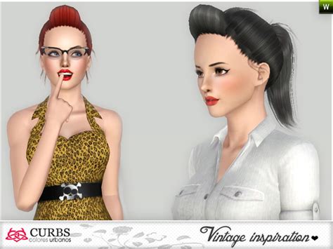 The Sims Resource My Everyday Pinup Hairstyle