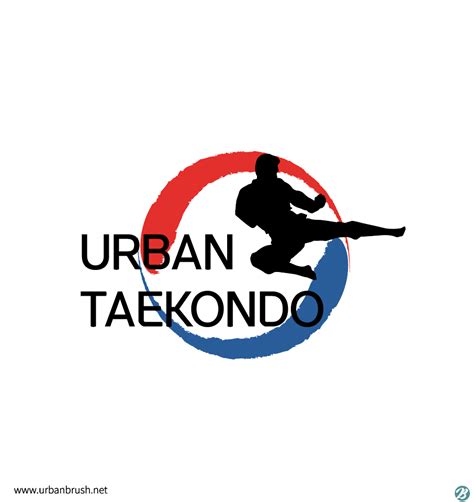 White and black check illustration, martial arts karate taekwondo logo, mixed martial arts, text, monochrome png. Taekwondo Logo Illustration ai Free Download vector file - Urbanbrush