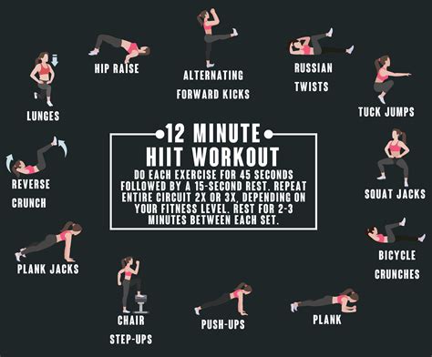 Workout Routine 42 Hiit Workout For Power Png