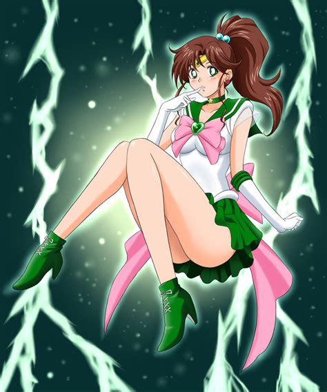 Kino Makoto Sailor Jupiter And Super Sailor Jupiter Bishoujo Senshi Sailor Moon Drawn By