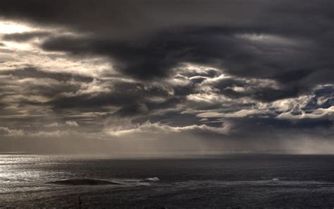 Storm Weather Rain Sky Clouds Nature Ocean Sea Wallpapers Hd