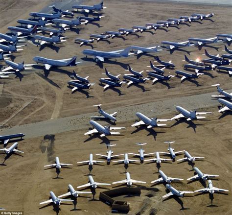 The Great Aviation Graveyard New Aerial Images Show Hundreds Of Planes