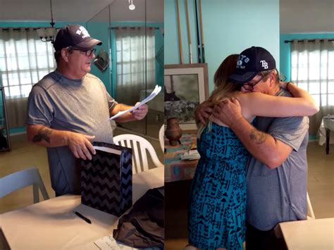 Watch This Woman Give Her Stepdad Adoption Papers On His Birthday Feel