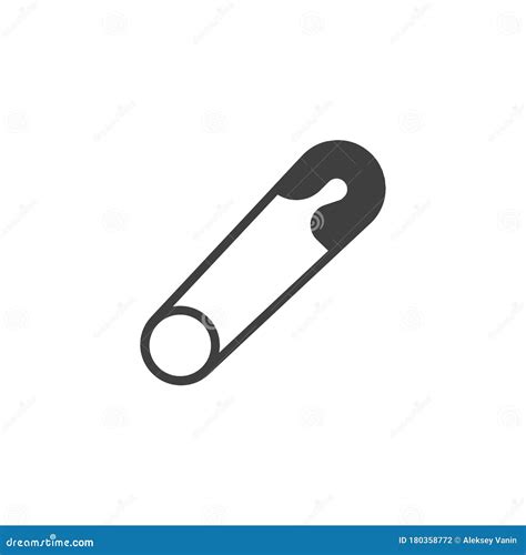 Clothes Pin Vector Icon Stock Vector Illustration Of Tailor 180358772
