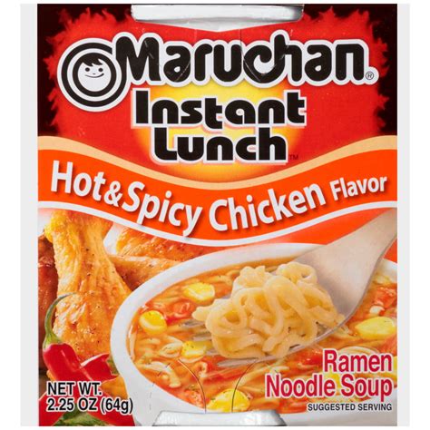 Maruchan Instant Lunch Hot And Spicy Chicken Flavor Ramen Noodle Soup 2