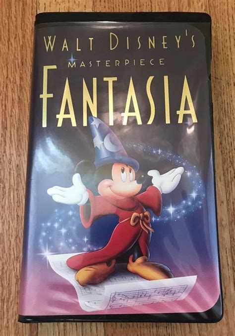 Rare Vhs Walt Disney S Masterpiece Fantasia Vhs Rare Classic Vhs