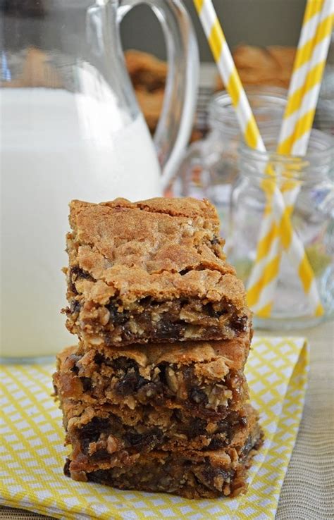 Oatmeal Raisin Cookie Bars Gluten Free Good Life Eats