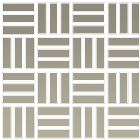 Daltile Color Wheel Mosaic Lattice Weave Architectural Grey