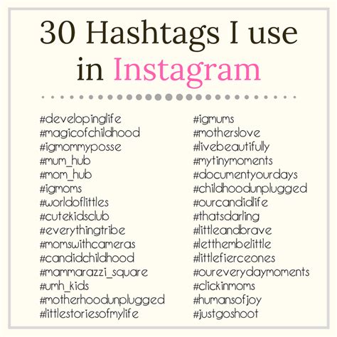 Hashtags To Use For Instagram Super Busy Mum Northern Irish Blogger Hashtag Ideas