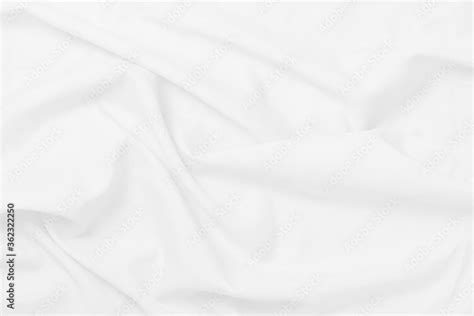 White Cloth Background Soft Wrinkled Fabric Patrem And Surface White