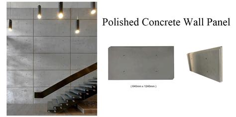 Polished And Rough Faux Concrete Wall Panels Myfull Decor
