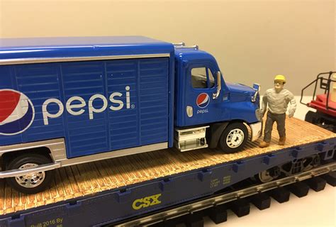 The New Flatcar With Pepsi Cola Delivery Truck Load From Menards