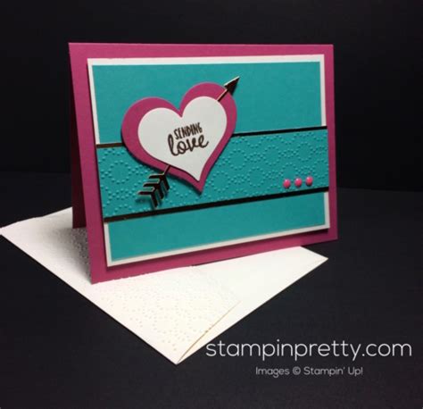 Inspired By Color Love Card Idea Stampin Pretty