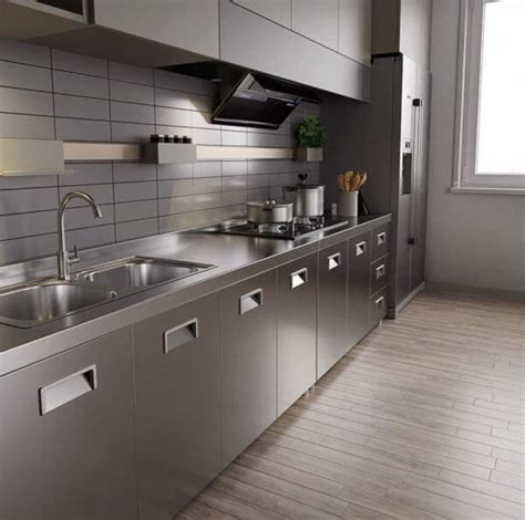 07 Customised Modular 304 Stainless Steel Kitchen Cabinet In Singapore