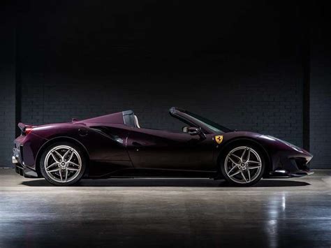 Tailormade Ferrari 488 Pista Spider In Purple Looks Classy As Hell