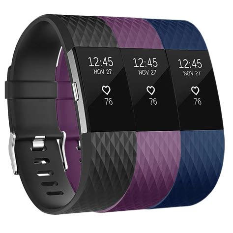 3 In 1 Smart Watch Bands For Fitbit Charge 2 Silicone Strap Wrist Band