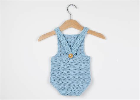How To Make A Crochet Baby Romper Croby Patterns