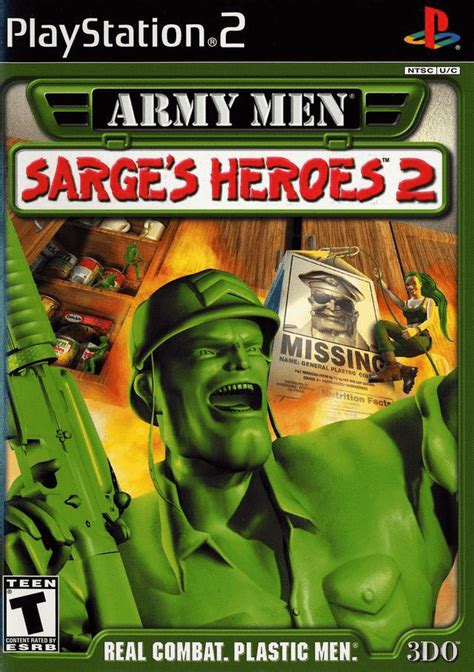 Army Men Sarges War Sony Playstation 2