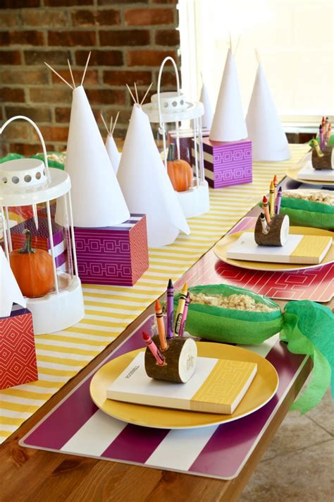 Thanksgiving Kids Table With Shutterfly Paging Supermom