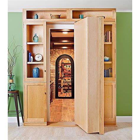 Hidden Door Bookcase Woodworking Plan From Wood Magazine