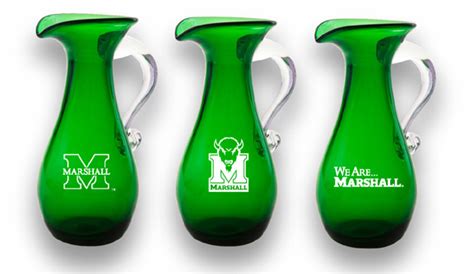 Heart Of Glass Blenko Glass Wvu And Marshall Logo Items