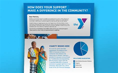 Ymca Not For Profit Direct Mail Design Trillion Creative