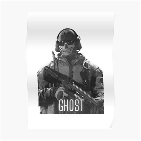 Simon Ghost Riley Poster For Sale By Bjornoffroad Redbubble