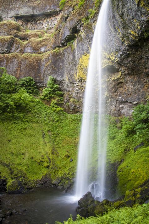 Elowah Falls Columbia Gorge Oregon Stock Photo Image Of Columbia