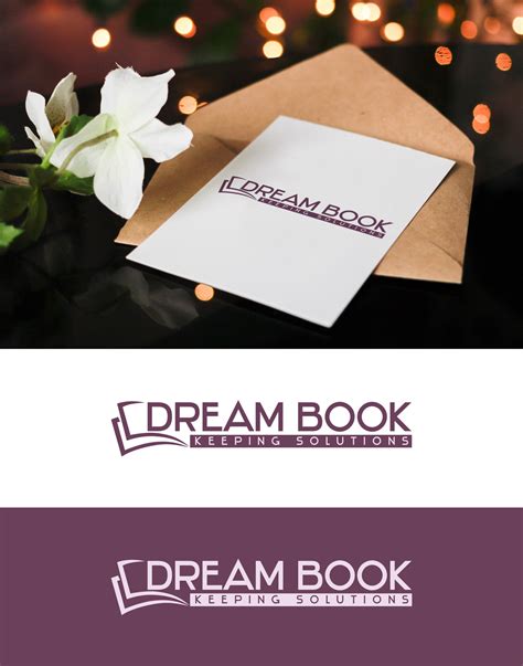 Professional Elegant Bookkeeper Logo Design For Dream Bookkeeping