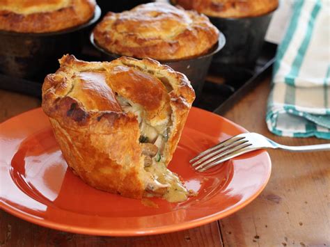Country Chicken And Mushroom Pies Recipe Maggie Beer