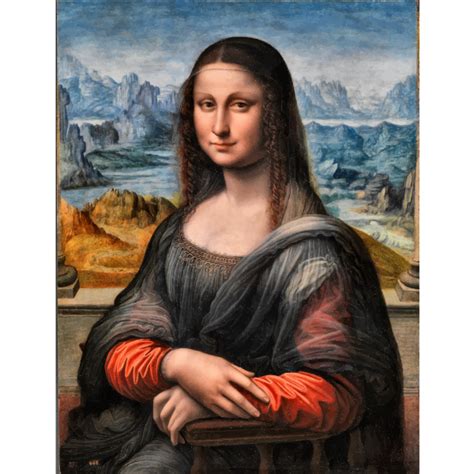 Prado Mona Lisa Enhanced Contrast | Free SVG