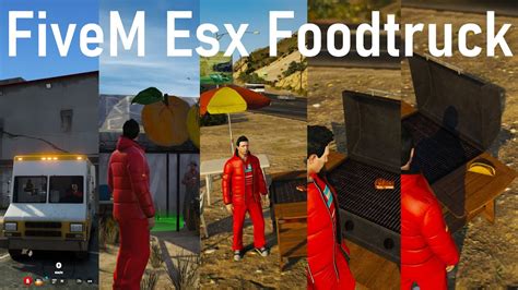 Gta V Fivem Esx Foodtruck Youtube