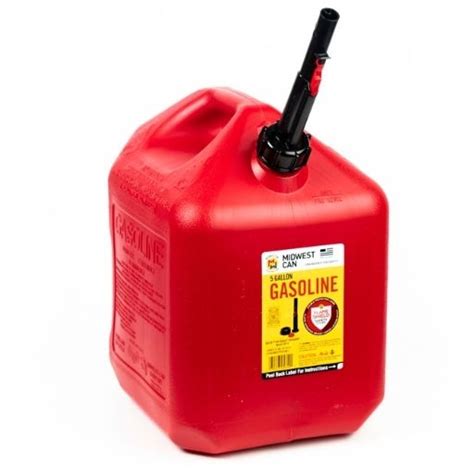 5 Gallon Gasoline Can Midwest Can Company