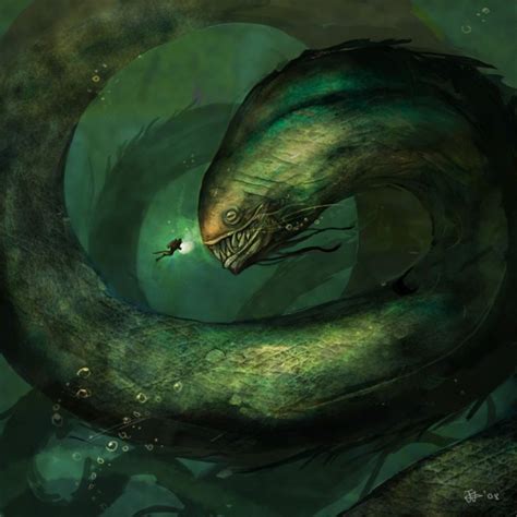 Sea Monsters Sea Monster Art Mythical Creatures