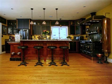 You're sure to find a stunning piece to suit your design. Kitchen decor ideas: Steampunk kitchen