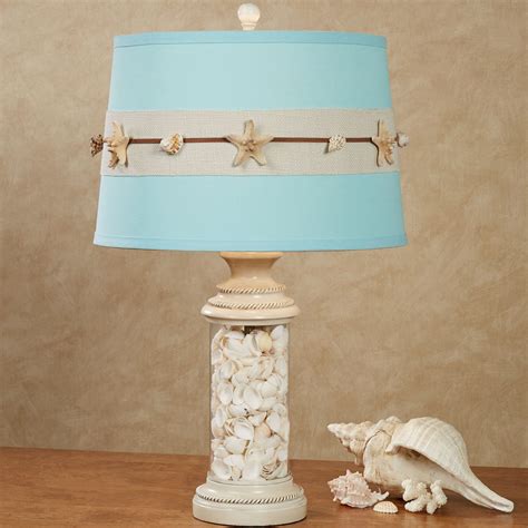 Coralia Coastal Seashell Table Lamp With Led Bulb Coastal Lamp Lamp Decor Beach House Decor