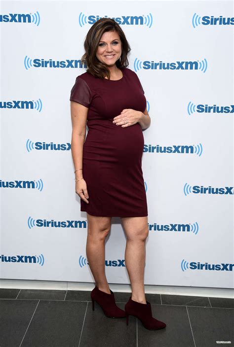 Pregnant Tiffani Thiessen At Siriusxm Studios 02 Gotceleb
