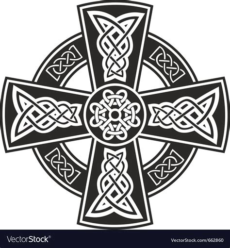 Celtic Cross Royalty Free Vector Image Vectorstock
