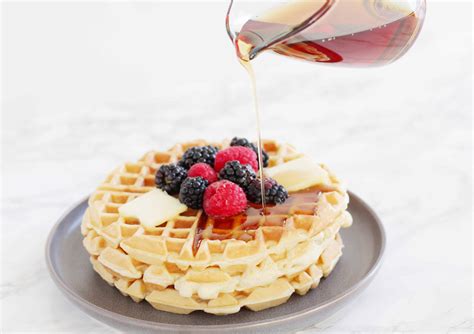 The noun is borrowed from dutch wafel (waffle; You WILL Ask for Seconds with This Fluffy Homemade Waffle ...