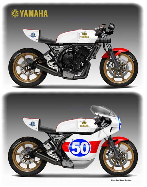 Racing Cafè Racing Concepts Yamaha Tz6 Classic Racer Concept By