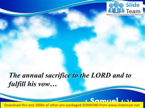 0514 1 Samuel 121 The Annual Sacrifice To The Lord Power Point Church
