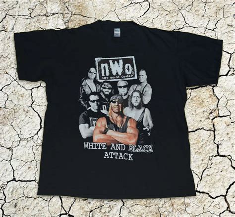 Vtg Hollywood Hulk Hogan Nwo Shirt 90s Vintage Wcw Wwf O Neo Neck Under
