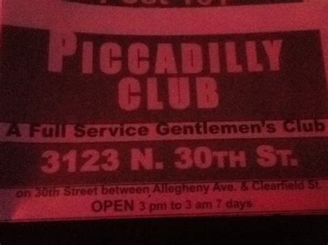 Piccadilly Club Adult Entertainment 3123 N 30th St Philadelphia