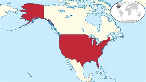 Mapa De Ubicación De Estados Unidos Mapa De Estados Unidos