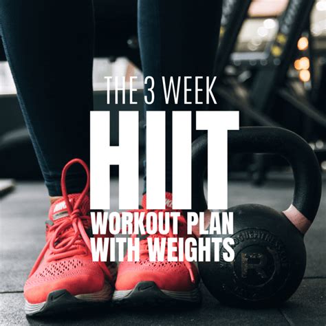 25 Minute Full Body Hiit Workout With Weights Hiitweekly