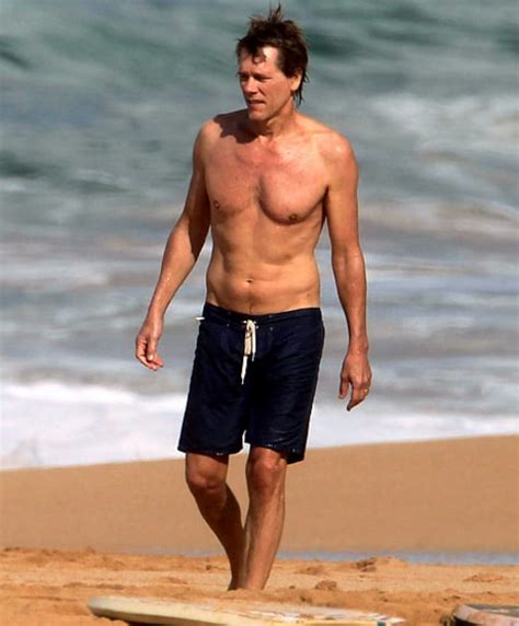 Whoa Kevin Bacon 53 Reveals Incredibly Fit Beach Body Us Weekly