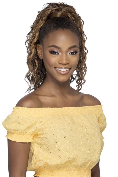 Buy Vivica A Fox New Futura 16 Inch Layered Loose Deep Wave Ponytail