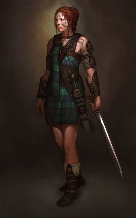 Queen Boudiccaboudicea From Deviantart Warrior Woman Celtic