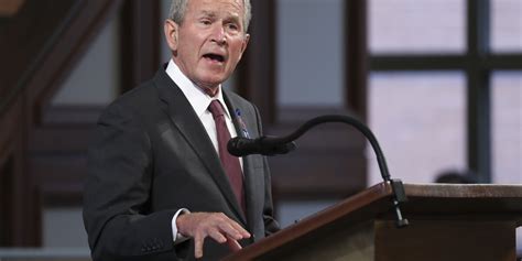 George W Bush Urges Congress To Put Aside All The Harsh Rhetoric
