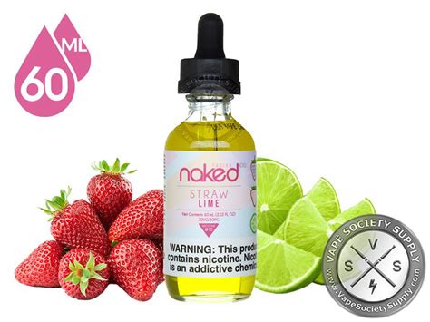 Straw Lime By Naked Ml Vapesocietysupply